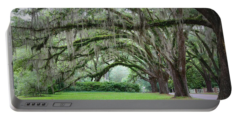 Live Oaks Portable Battery Charger featuring the photograph Southern Grace by Carol Groenen