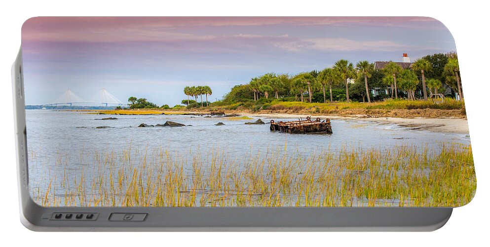 Sullivan's Island Portable Battery Charger featuring the photograph Southern Living - Sullivan's Island SC by Donnie Whitaker