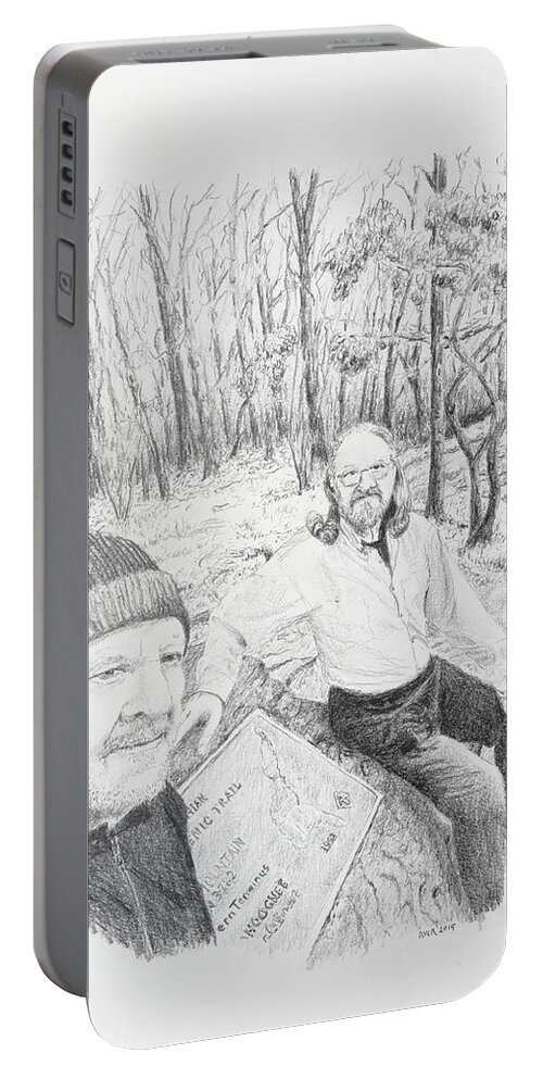 Appalachian Trail Portable Battery Charger featuring the photograph Southern Terminus by Daniel Reed