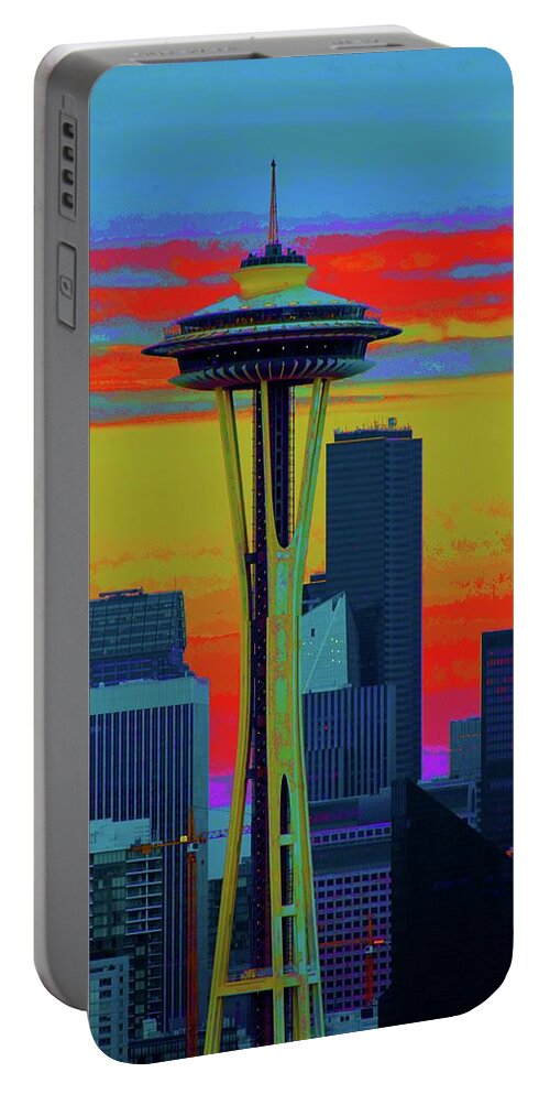 Art Portable Battery Charger featuring the photograph Rainbow Embrace by Jimmy Chuck Smith