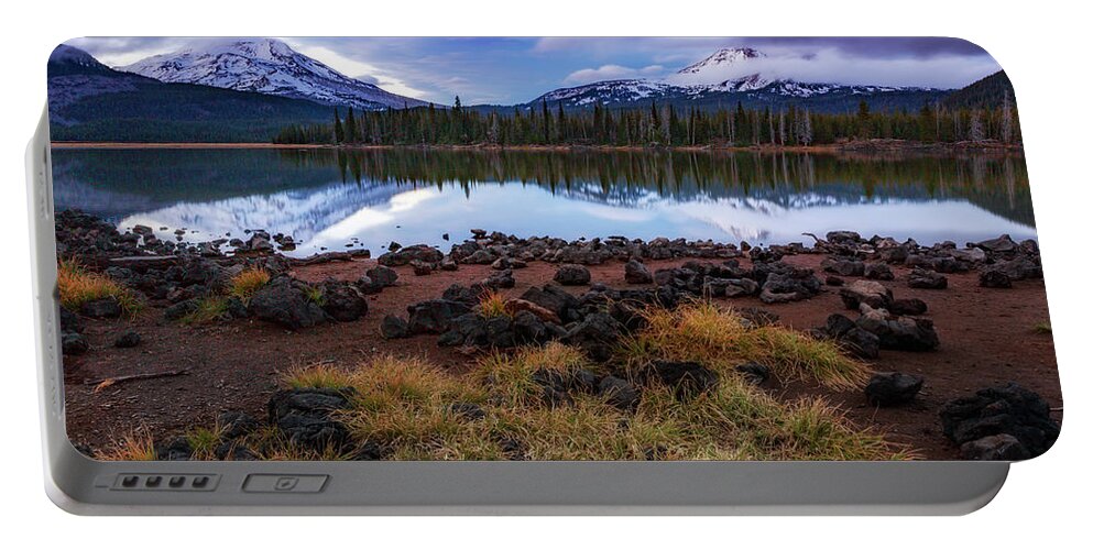 Lake Portable Battery Charger featuring the photograph Sparks Lake by Cat Connor