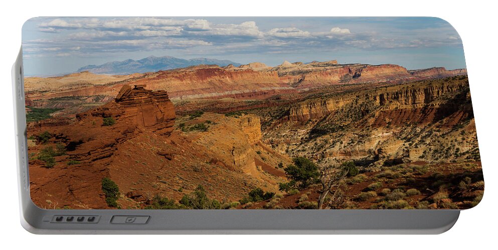 Utah Portable Battery Charger featuring the photograph Spectacular Valley Capitol Reef National Park Utah by Lawrence S Richardson Jr