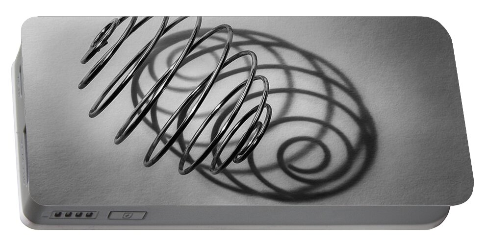 Scott Norris Photography Portable Battery Charger featuring the photograph Spiral Shape and Form by Scott Norris