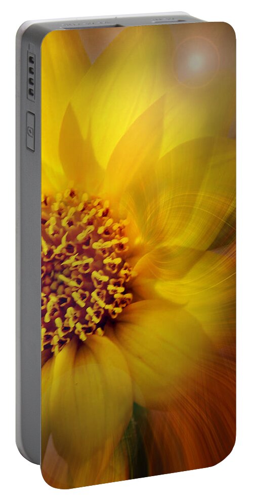 Artistic Prints Portable Battery Charger featuring the photograph Spiraling Out of Control Print by Gwen Gibson