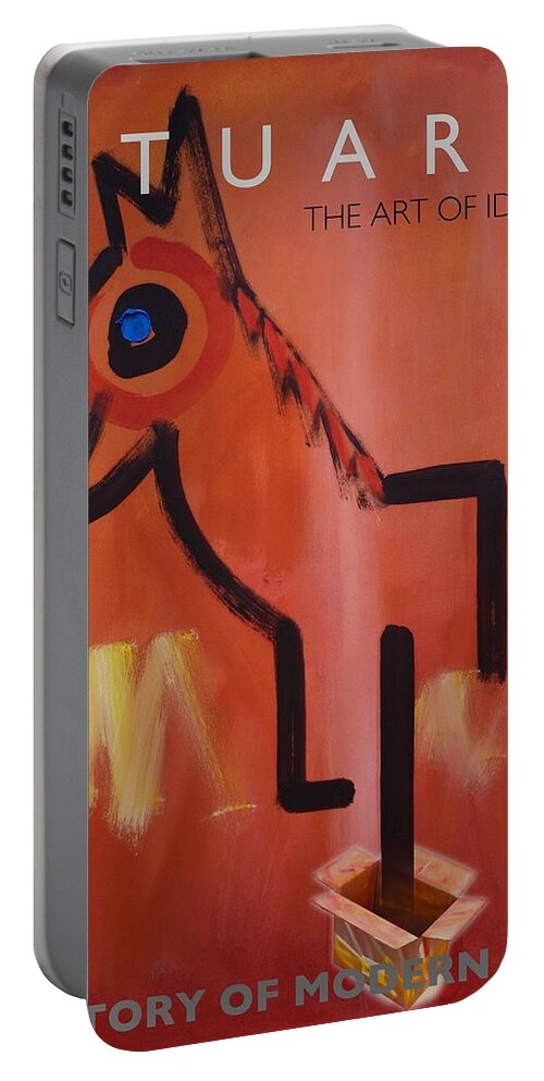 Horse Portable Battery Charger featuring the painting Spirit Horse Poster by Charles Stuart
