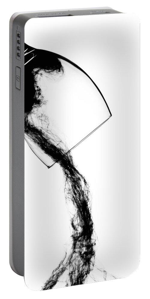 Abstract Portable Battery Charger featuring the photograph Spirit of the Glass III by Gert Lavsen