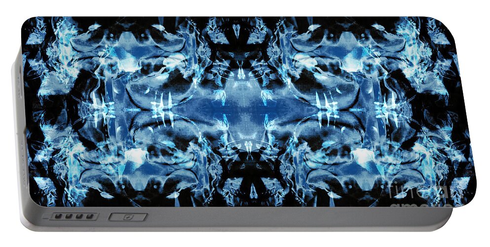 Asegia Portable Battery Charger featuring the digital art Spirits Rising 12 by Asegia