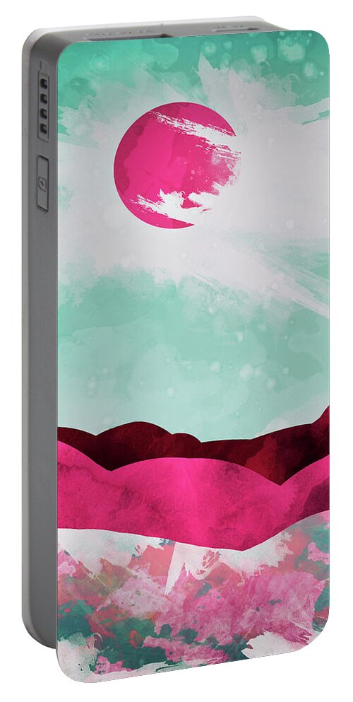 Spring Portable Battery Charger featuring the digital art Spring Day by Katherine Smit