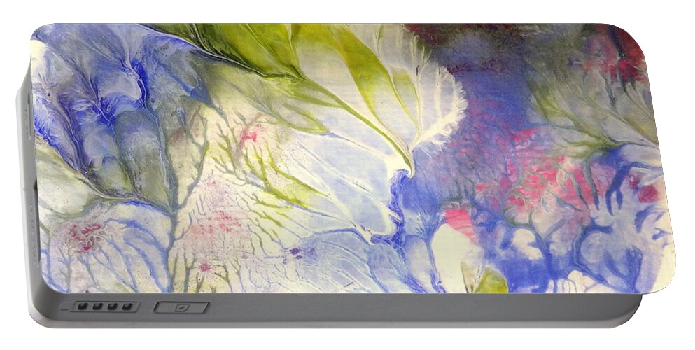 Pastel Portable Battery Charger featuring the painting Spring by Fred Wilson