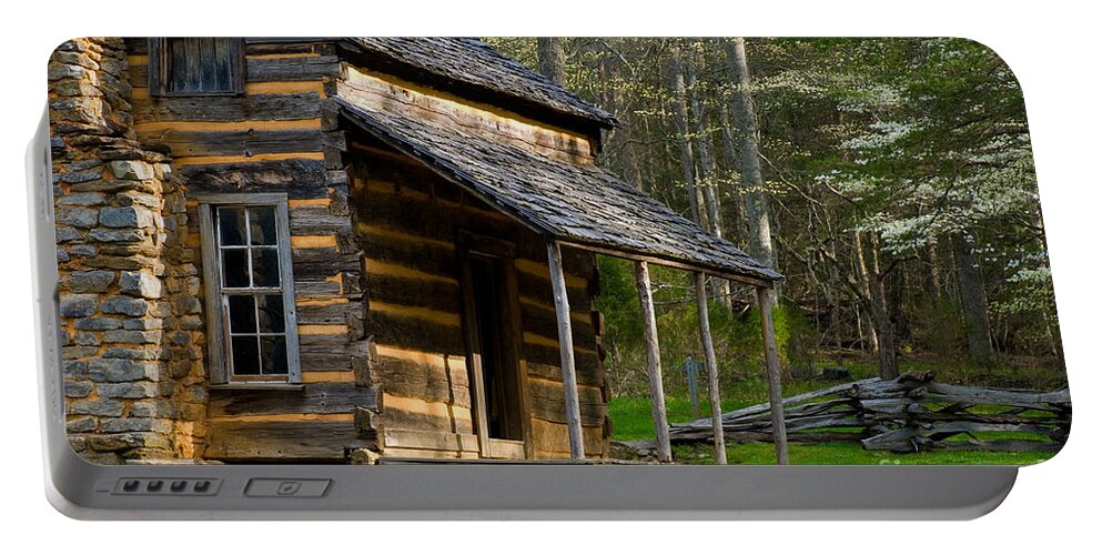 The Great Smokey Mountians National Park Portable Battery Charger featuring the photograph Spring In The Smokies by Tony Bazidlo