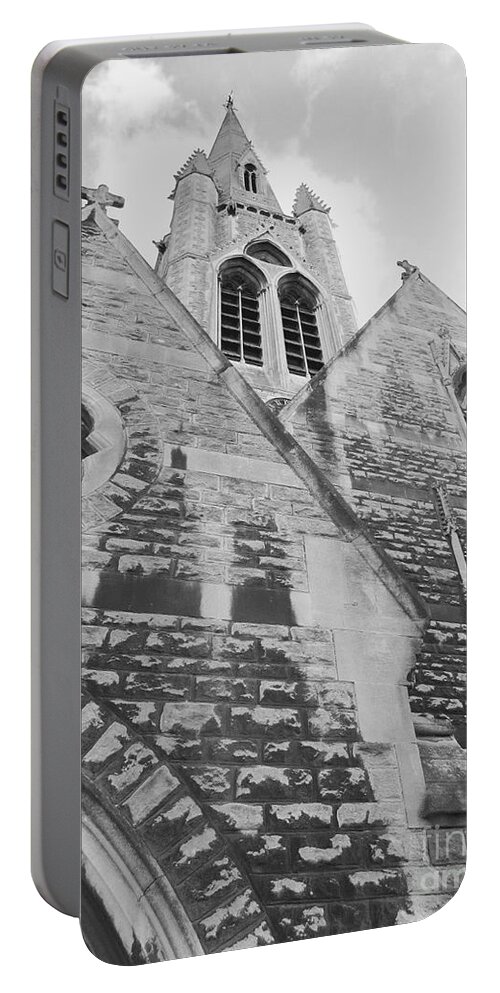 Bath Portable Battery Charger featuring the photograph St. John's Church of Bath by Rachel Morrison