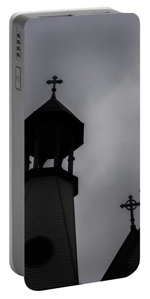 Buildings Portable Battery Charger featuring the photograph St. Lukes by Guy Whiteley