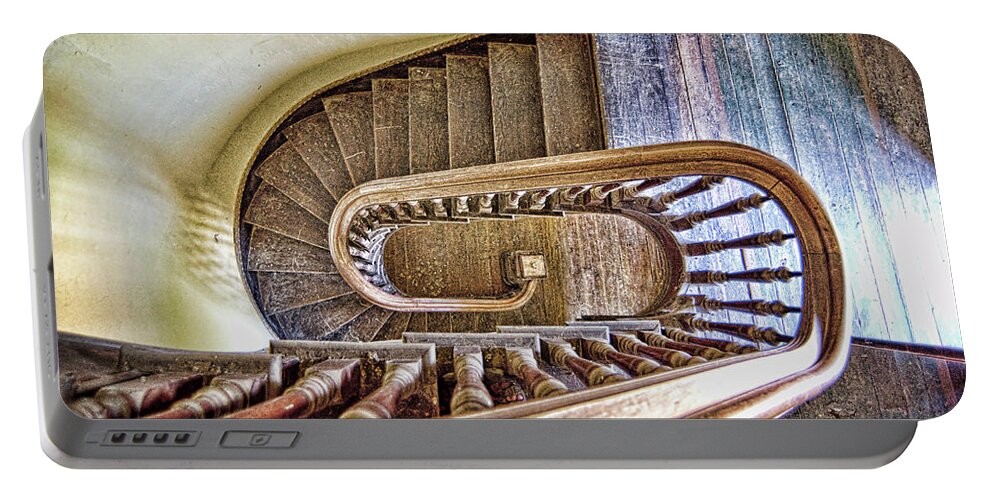 Stairway Portable Battery Charger featuring the photograph Stairway To The past / Stairway To The Future by Ron Weathers