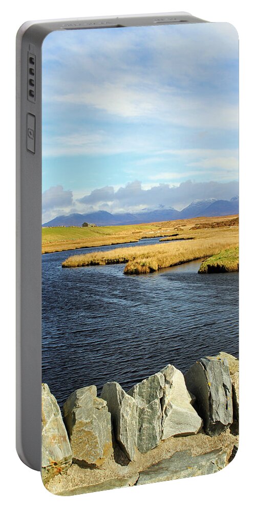 Bridge Portable Battery Charger featuring the photograph Standing on the Bridge by Jennifer Robin