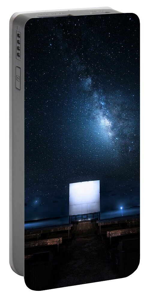Milky Way Portable Battery Charger featuring the photograph Star Cathedral by Mark Andrew Thomas