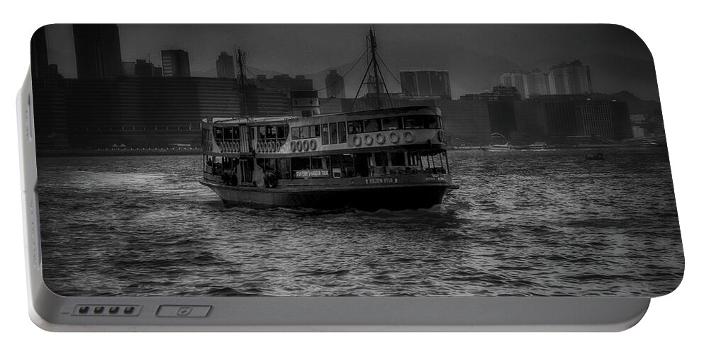 Ferry Portable Battery Charger featuring the photograph Star Ferry Harbor Tour by Joseph Hollingsworth