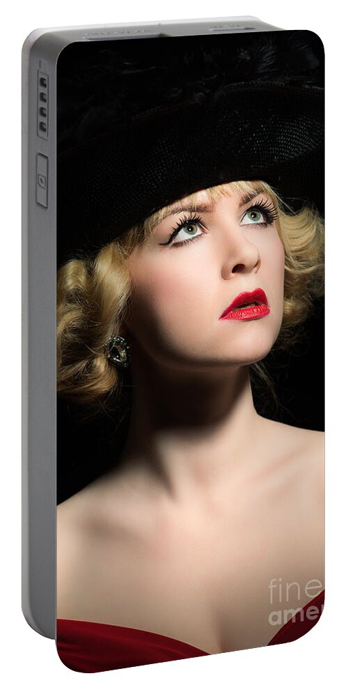 Hollywood Portable Battery Charger featuring the photograph Starlet by Amanda Elwell