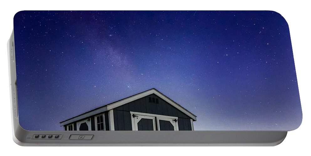 Astronomy Portable Battery Charger featuring the photograph Starry sky by SAURAVphoto Online Store
