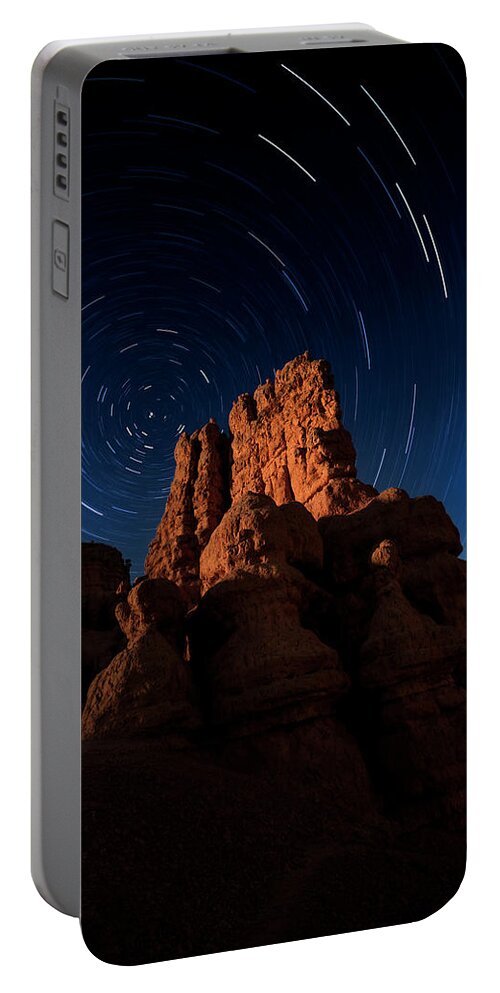 Arches Portable Battery Charger featuring the photograph Stary Trails at Red Canyon by Edgars Erglis