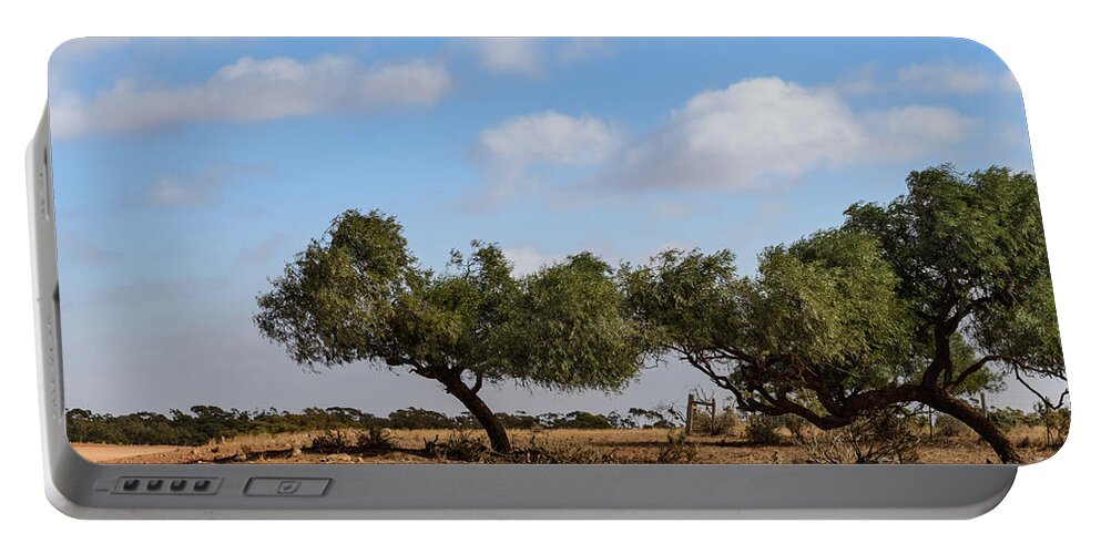 Landscape Portable Battery Charger featuring the photograph Station Boundary by Werner Padarin