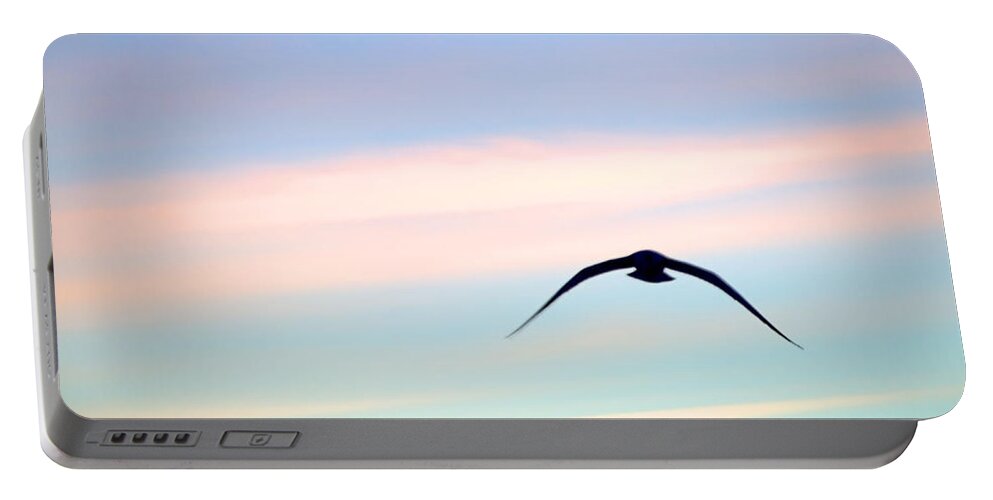 Gull Portable Battery Charger featuring the photograph Stealth by Newwwman
