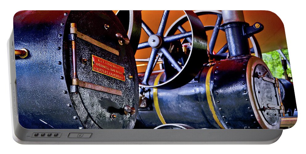 Sao Paulo Portable Battery Charger featuring the photograph Steam Engines - Locomobiles by Carlos Alkmin