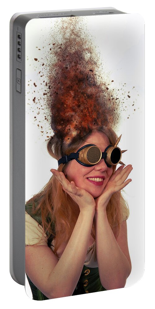 Steam Punk Portable Battery Charger featuring the photograph Steam Punk by Smart Aviation