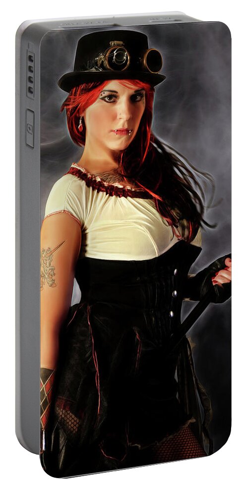 Steam Punk Portable Battery Charger featuring the photograph Steam Punker by Jon Volden