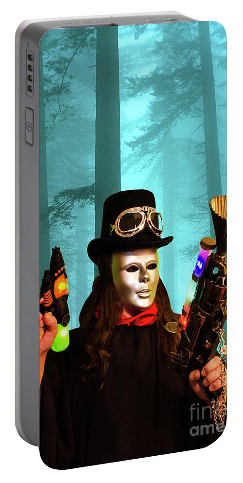 Steampunk Portable Battery Charger featuring the photograph Steampunk Bob 21 by Bob Christopher