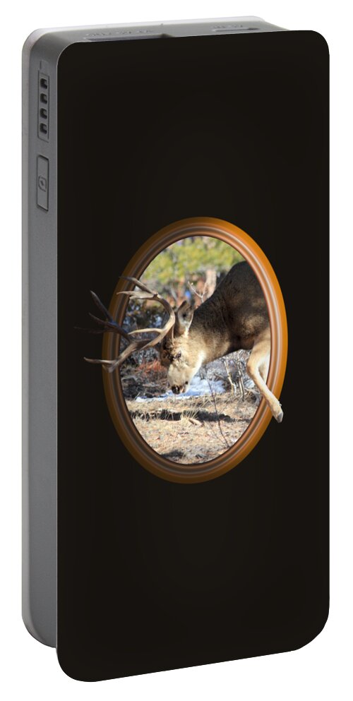 Muley Portable Battery Charger featuring the photograph Stepping Out by Shane Bechler