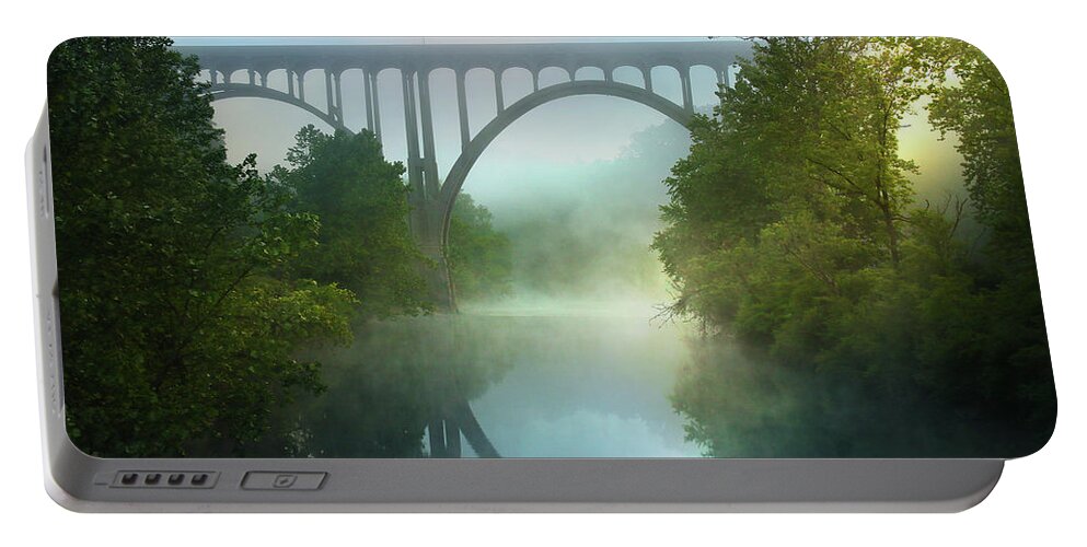 Bridge Portable Battery Charger featuring the photograph Still Standing by Rob Blair