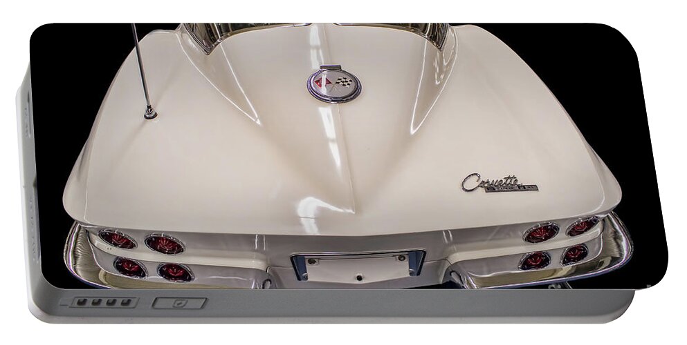 Corvette Portable Battery Charger featuring the photograph Stingray 1963 by Steven Parker