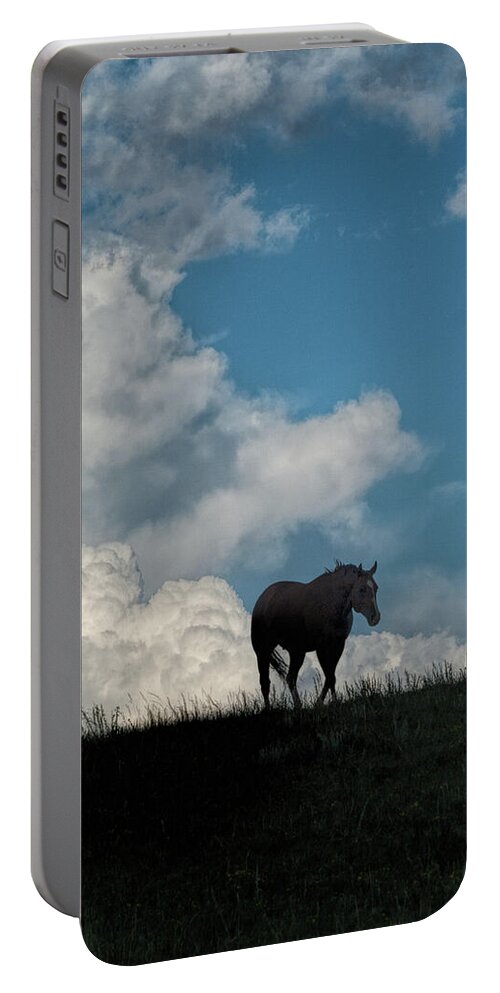Horse Portable Battery Charger featuring the photograph Storm Bringer by Alana Thrower