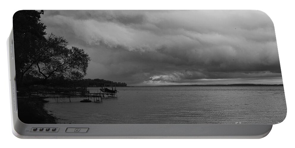Seneca Lake Portable Battery Charger featuring the photograph Storm Clouds by William Norton
