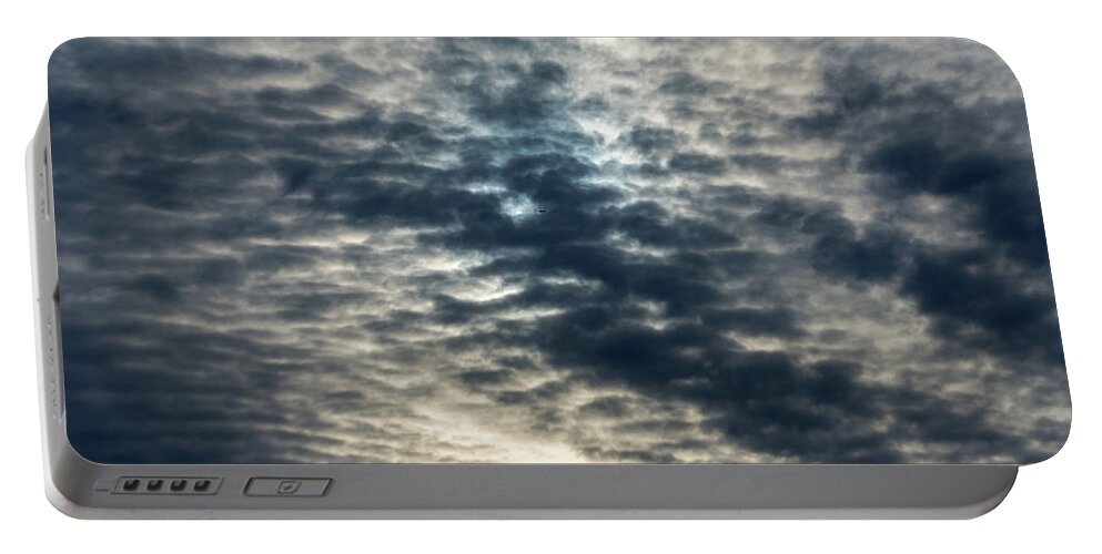 Sky Portable Battery Charger featuring the photograph Striated Clouds by Douglas Killourie