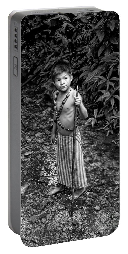 Boy Portable Battery Charger featuring the photograph Sucua Kids 898 by Al Bourassa