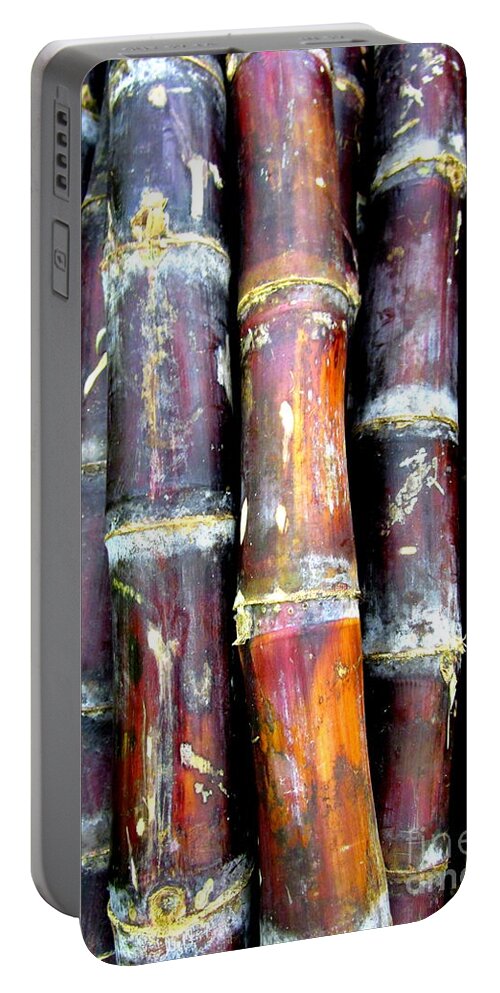 Produce Portable Battery Charger featuring the photograph Sugar Cane by Randall Weidner