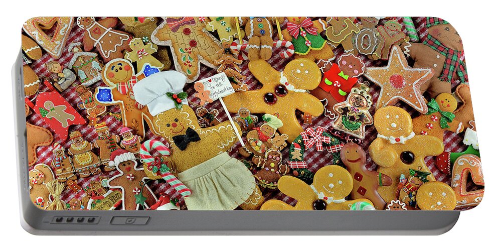Jigsaw Puzzle Portable Battery Charger featuring the photograph Sugar 'n Spice by Carole Gordon