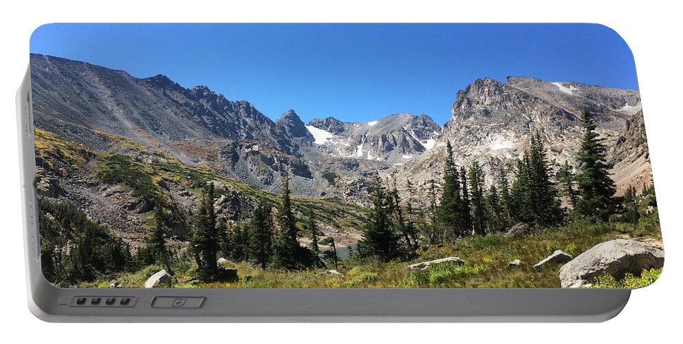 Mountains Portable Battery Charger featuring the photograph Summer Mountains by Kristen Anna