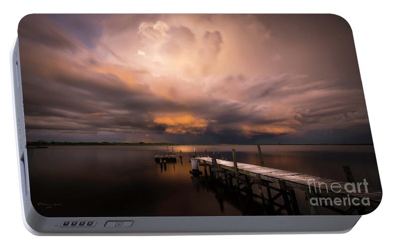 Weather Portable Battery Charger featuring the photograph Summer Rains by Marvin Spates