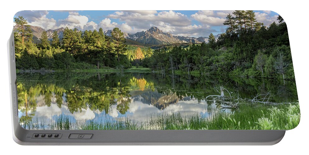 Landscape Portable Battery Charger featuring the photograph Sunday Afternoon by Angela Moyer