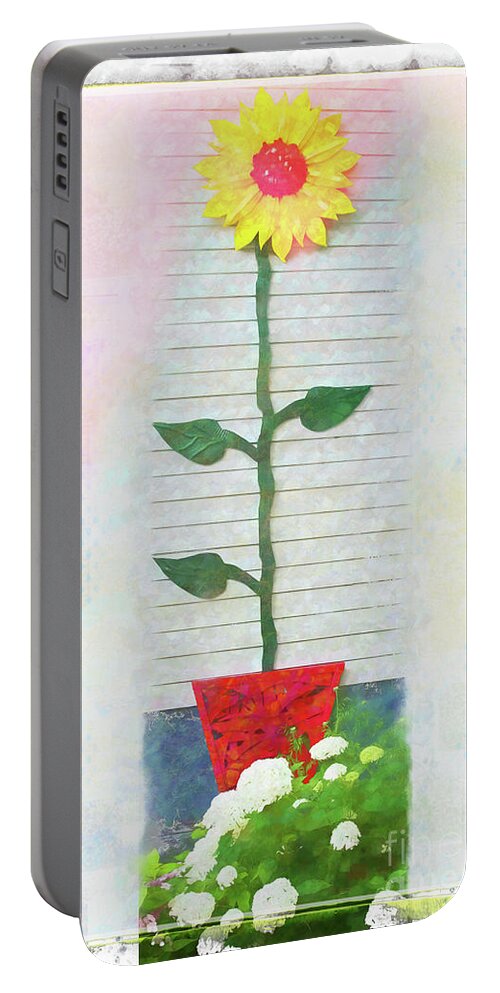 Gardens Portable Battery Charger featuring the photograph Sunflower by Marilyn Cornwell