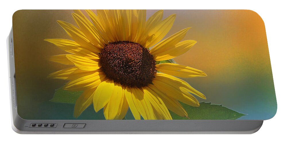 Sunflower Portable Battery Charger featuring the photograph Sunflower Summer by TK Goforth