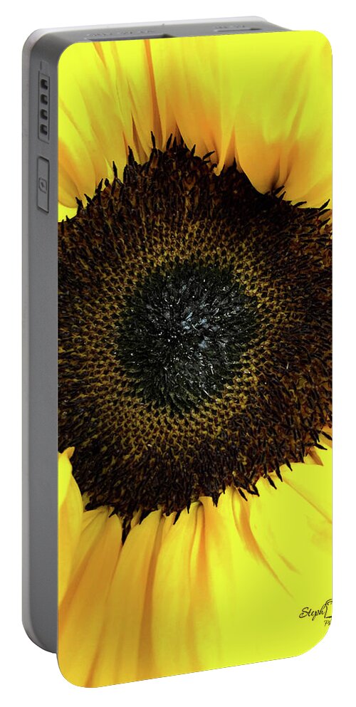Sunflower Portable Battery Charger featuring the photograph Sunny by Steph Gabler