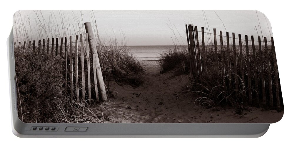 Beach Portable Battery Charger featuring the photograph Sunrise at Myrtle Beach SC by Susanne Van Hulst