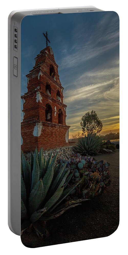 Dramatic Portable Battery Charger featuring the photograph Sunrise at San Miguel by Tim Bryan