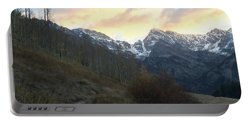 Mountain Sunrise Portable Battery Charger featuring the photograph Sunrise by Dennis Richardson
