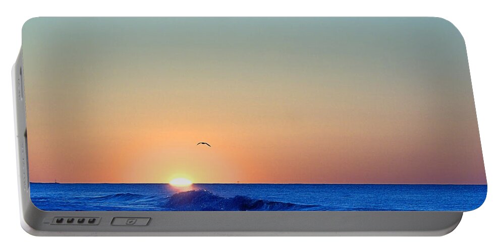 Seas Portable Battery Charger featuring the photograph Sunrise I V by Newwwman