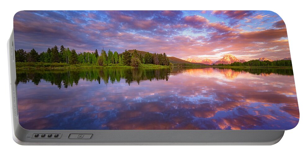 Clouds Portable Battery Charger featuring the photograph Sunrise Kiss by Darren White