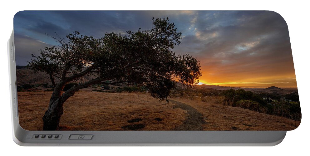  Portable Battery Charger featuring the photograph Sunrise over San Luis Obispo by Tim Bryan